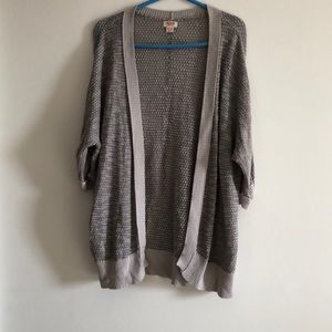 Mossimo xxl gray cardigan